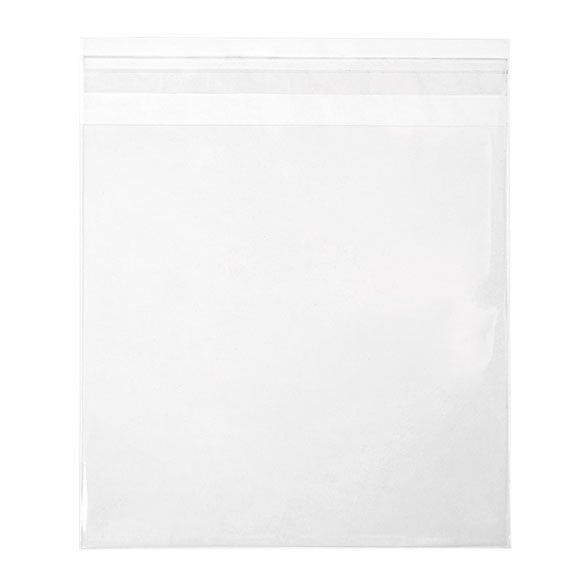Plastpåsar 15,9x15,9cm Transparent med Tejpremsa (250 st) [VL66]