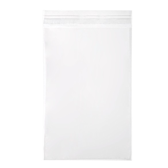 Plastpåsar 15,3x22,9cm Transparent med Tejpremsa (250 st) [VL6X9S]