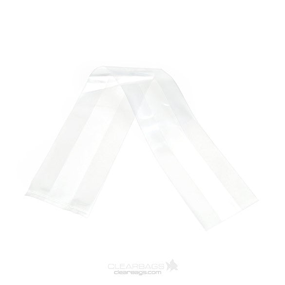 Plastpåsar 7,6x5,1x45,7cm med Sidoinvik (100 st) [GB13]
