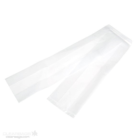 Plastpåsar 7,6x5,1x61cm med Sidoinvik (100 st) [GB14]