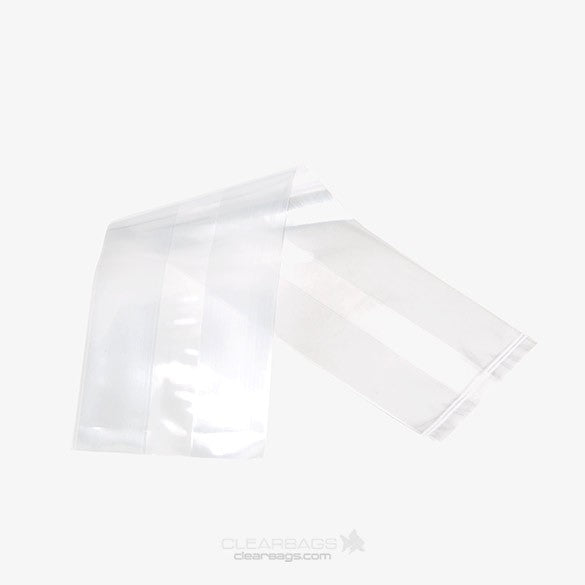 Plastpåsar 6,4x5,1x24,8cm med Sidoinvik (100 st) [GB22]