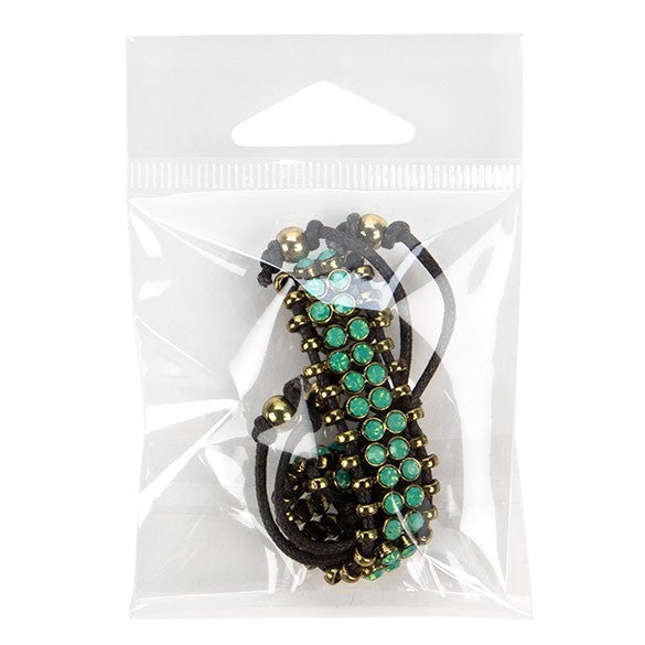 Cellofanpåsar med Eurohål 6,4x6,7cm Transparent med Tejpremsa (100 st) [HB2X2]