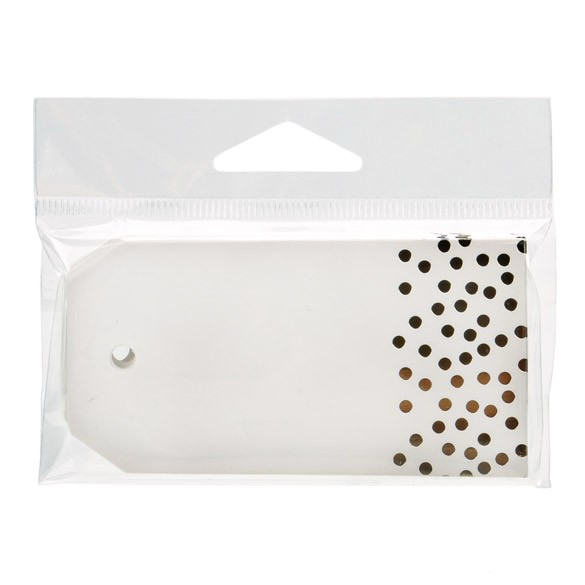 Cellofanpåsar med Eurohål 10,2x7,6cm Transparent med Tejpremsa (100 st) [HB4X3]