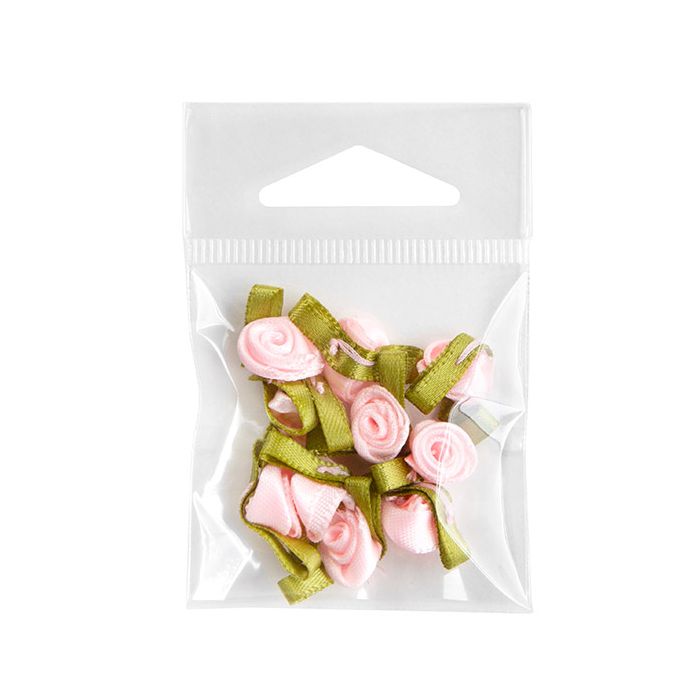 Cellofanpåsar med Eurohål 5,1x5,1cm Transparent med Tejpremsa (500 st) [J1]