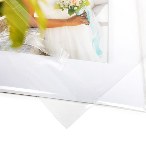 Cellofanpåsar med Eurohål 29,1x36,2cm Transparent med Tejpremsa (100 st) [HB11PC]
