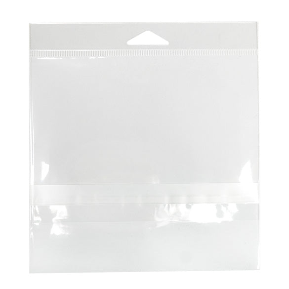 Cellofanpåsar med Eurohål 15,9x11,4cm Transparent med Tejpremsa (100 st) [HB46PC]