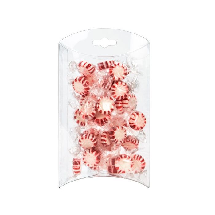 Presentask planoval 12,7x3,8x19,1cm med tillvalshänghål (25 st) [PB108]