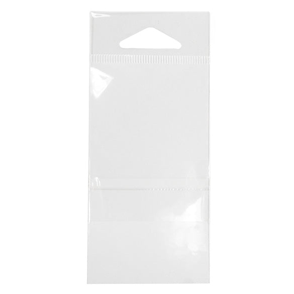 Cellofanpåsar med Eurohål 5,7x7,8cm Transparent med Tejpremsa (100 st) [HB2X3SPC]
