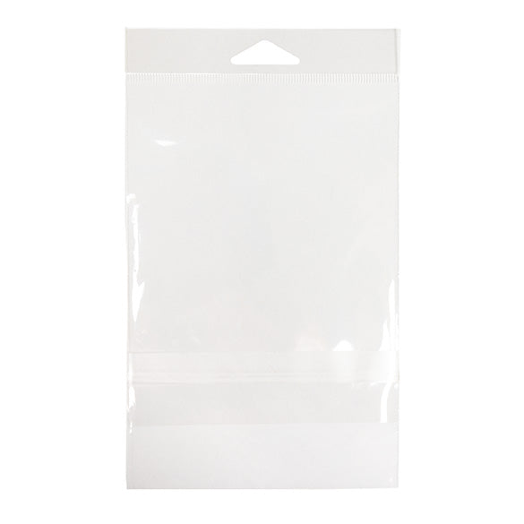 Cellofanpåsar med Eurohål 11,7x14,6cm Transparent med Tejpremsa (100 st) [HB54PC]