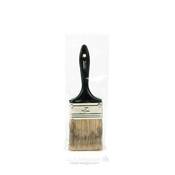 Blixtlåspåsar med häng hål 10x25,5cm Kristallklart PP 50 mikron (100 st) [ZR410]