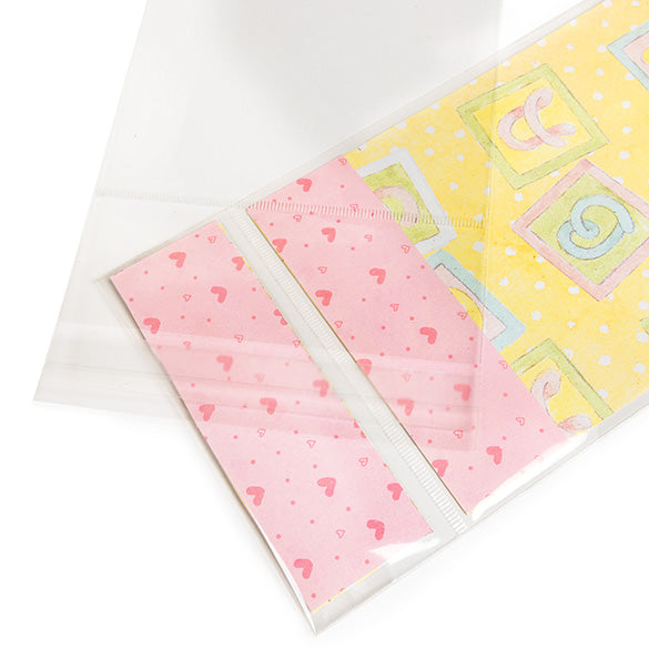Cellofanpåsar med Eurohål öppen Header 10,8x15,6cm för eget Huvudkort (100 st) [IHB4X6]