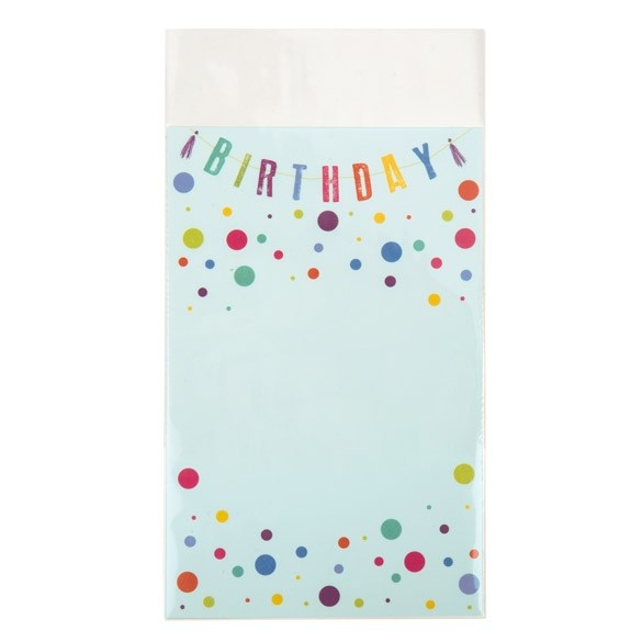 Plastpåsar 14x26cm laminerade och geen Klep (100 st) [LB510NF]