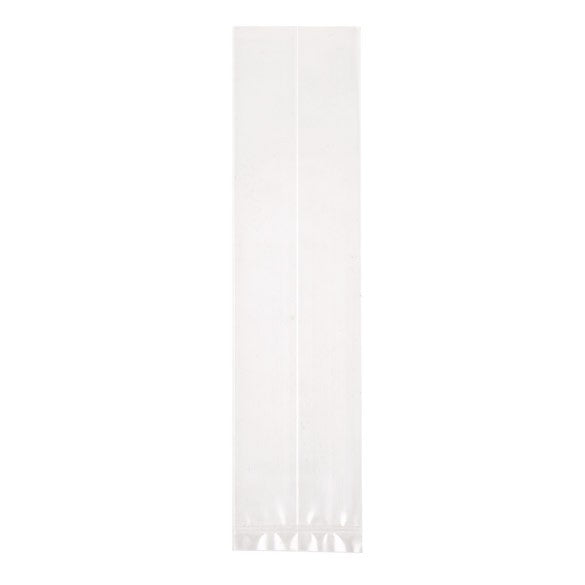 Plastpåsar 5,1x5,1x21cm med Sidoinvik (100 st) [GB21]