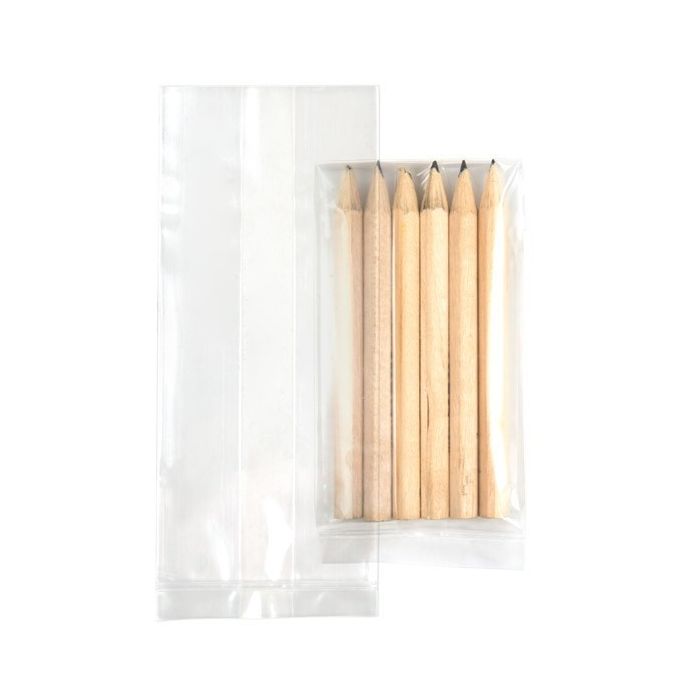 Plastpåsar 5,1x3,8x12,7 cm med Sidoinvik (100 st) [GB3]