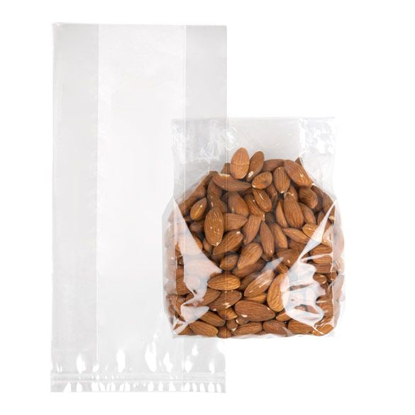 Plastpåsar 10,2x5,1x20,3cm med Sidoinvik (100 st) [GB4]