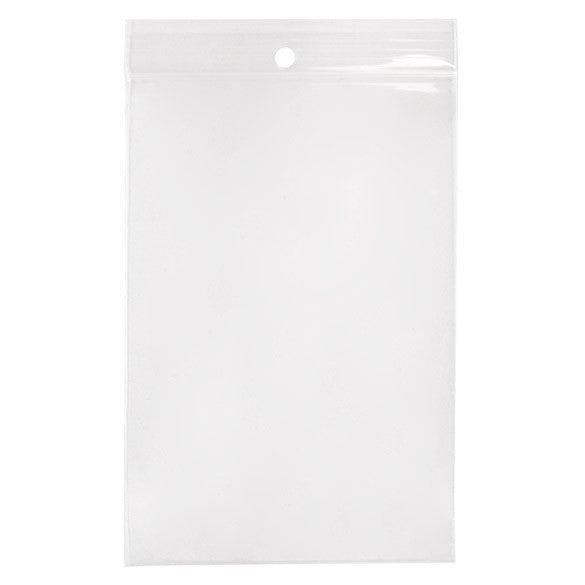 Zippåsar med häng hål 10x15cm Kristallklart PP 75 mikron (100 st) [Z3R46]