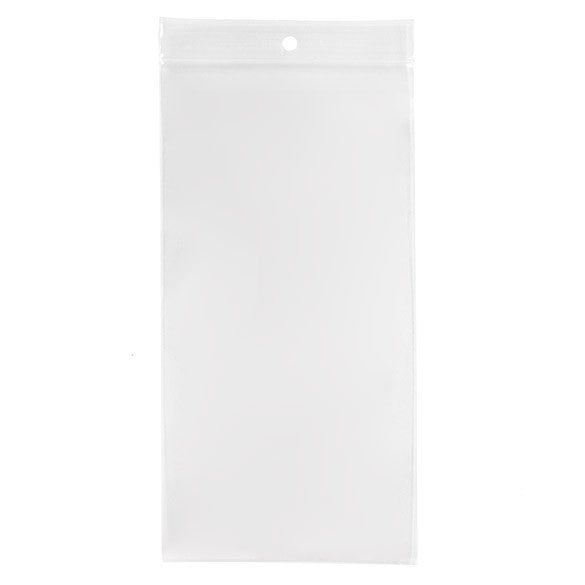 Zippåsar med häng hål 12,5x20,5cm Kristallklart PP 75 mikron (100 st) [Z3R48]