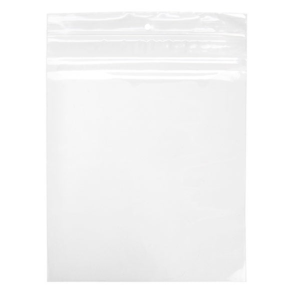 Zippåsar med häng hål 20,5x25,5cm Kristallklart PP 75 mikron (100 st) [Z3R810]