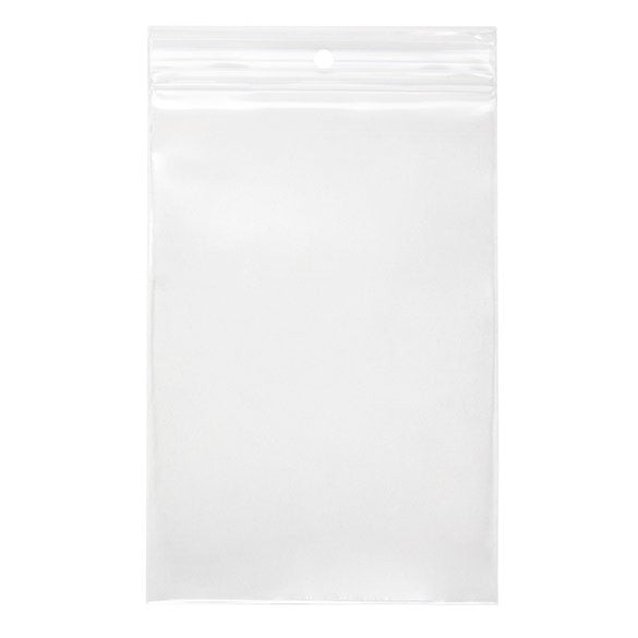 Zippåsar med häng hål 10x15cm Kristallklart PP 100 mikron (100 st) [Z4R46]