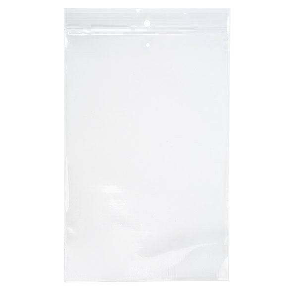 Zippåsar med häng hål och lufthål 15x23cm Kristallklart PP 100 mikron (100 st) [Z4R69V]