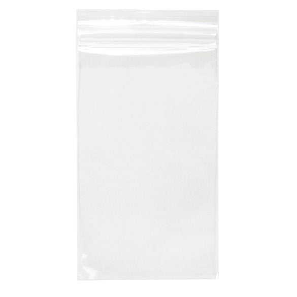 Blixtlåspåsar med häng hål 7,5x12,5cm Kristallklart PP 50 mikron (100 st) [ZR35]