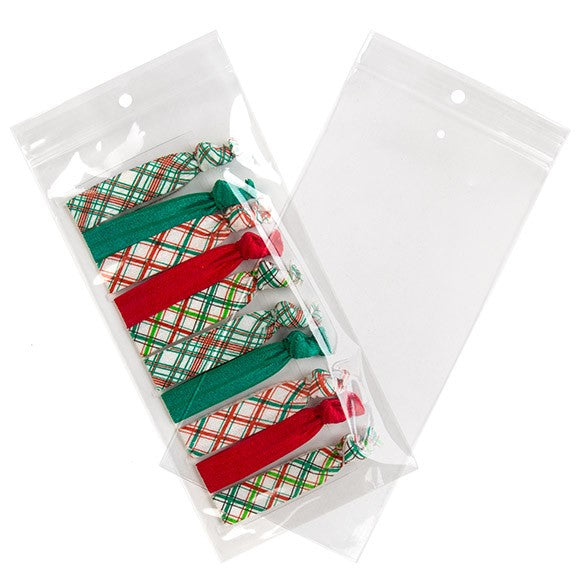 Blixtlåspåsar med häng hål och lufthål 10x20,5cm Kristallklart PP 50 mikron (100 st) [ZR48V]
