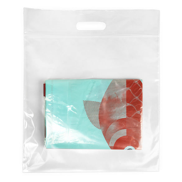 Plastkassar Transparent 33,6x33,6 + 6,4cm 75 mikron med Zip Stängning (100 st) [ZH13CL5]