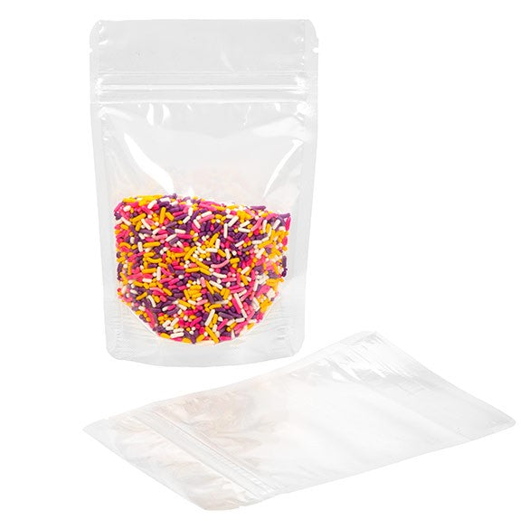 Stå upp påsar Transparent 10x6x15cm | 57 gram (100 st) [ZBG2]