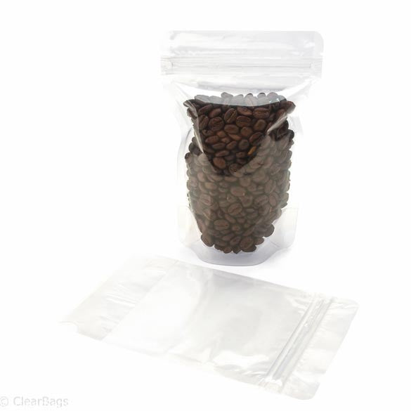 Stå upp påsar Transparent 12x7,5x17,9cm | 114 gram (100 st) [ZBG46]
