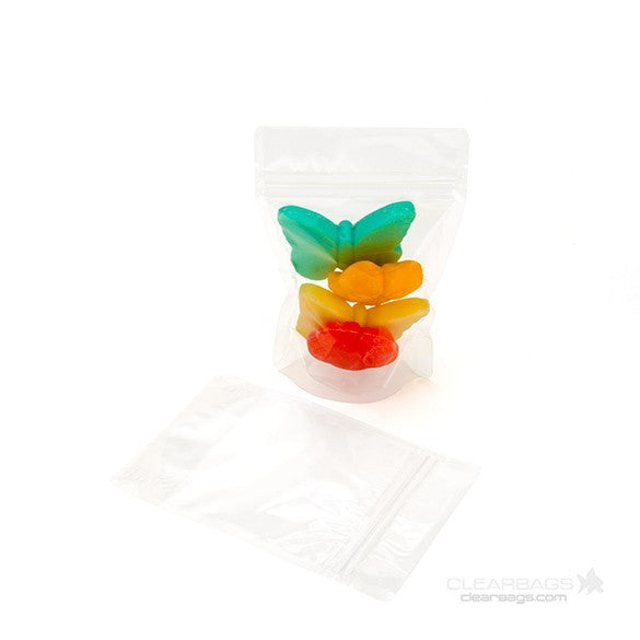 Stå upp påsar Transparent 10x6x15cm | 57 gram (100 st) [ZBG2]
