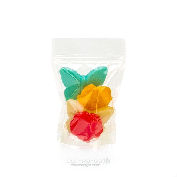 Stå upp påsar Transparent 10x6x15cm | 57 gram (100 st) [ZBG2]
