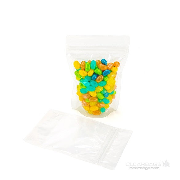 Stå upp påsar Transparent 10x6x15cm | 57 gram (100 st) [ZBG2]
