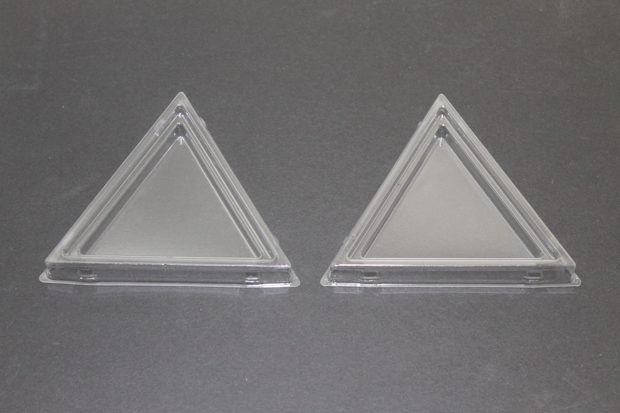 Plastic Lid Triangular 10.2x7.8x1.5cm