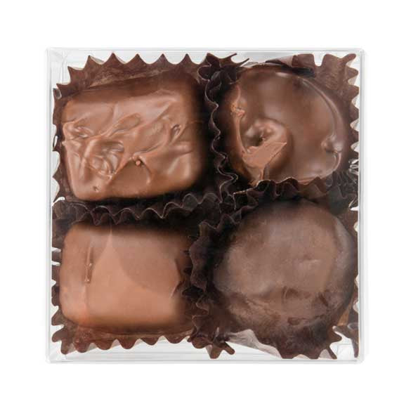 Chokladlåda med insats 7 x 3,7 x 7 cm (100 st) [CNDY227]
