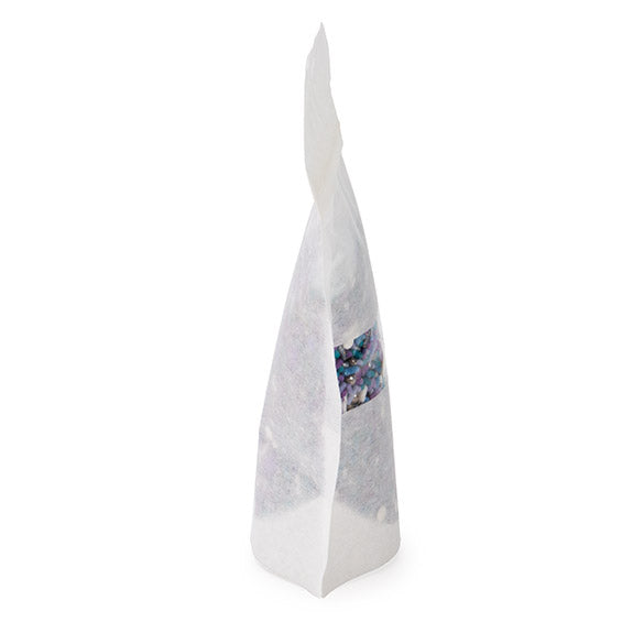 Eco Friendly Stå upp påsar Rispapper vitt med rektangulärt fönster med hängande hål 10,2x6x15,2 cm (100 st) [ZBGRC2W]