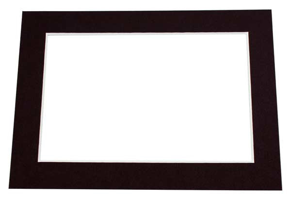 Passepartout Svart 19,1x24,1cm Fönster - Yttre storlek 27,9x35,6cm Museets kvalitet (25 st) [MS30021]