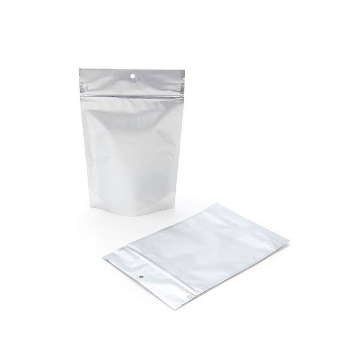Barnsäkra påsar för påsar i matt silver 14,9x6,4x23,2cm (100 st) [CRP7MS]