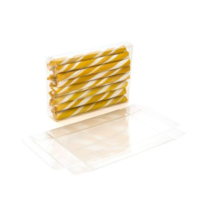 Plastlådor 9,5x2,5x13 cm Kristallklart (25 st) [FB31]