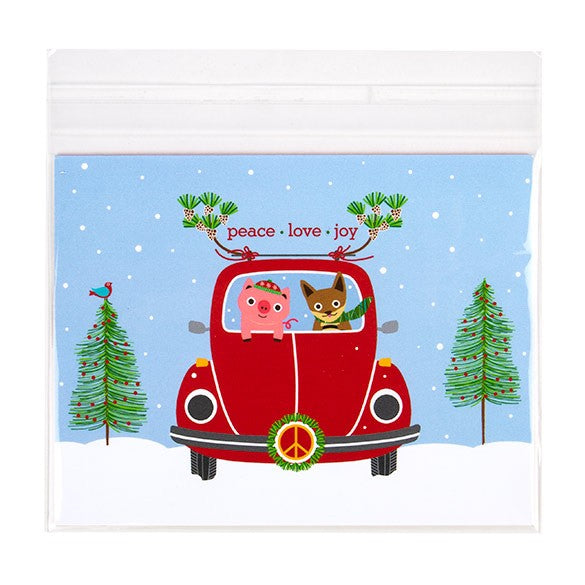 Plastpåsar 14,4x10,8cm Transparent med Tejpremsa (100 st) [B45S]