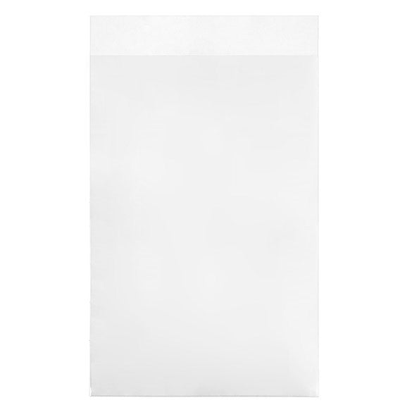 Plastpåsar 17,6x26cm Transparent med Tejpremsa (100 st) [COMIC1NG]