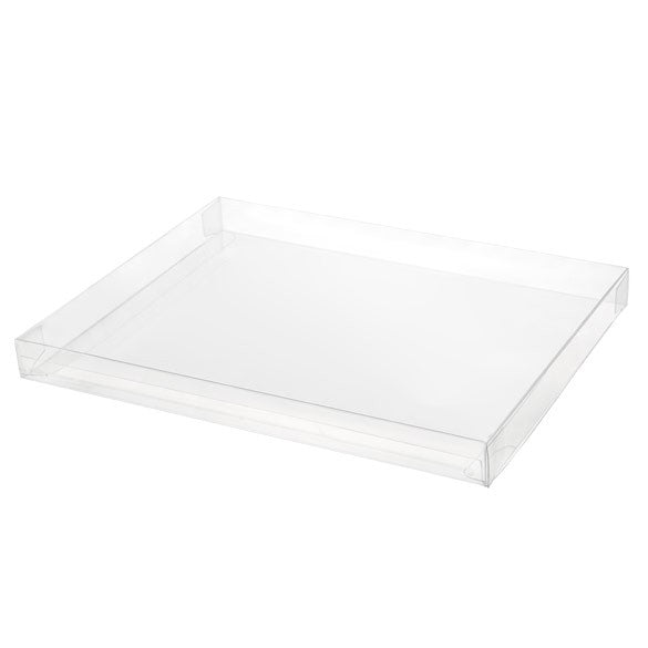 Plastlådor 21,9x2,5x28,3cm Kristallklart (25 st) [FPB150]