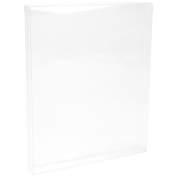 Plastlådor 20,6x2,5x20,6cm Kristallklart (25 st) [FPB169]
