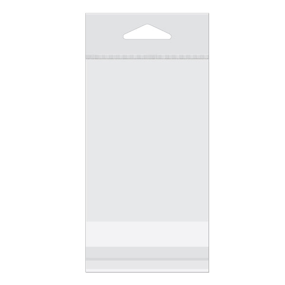 Cellofanpåsar med Eurohål 7,6x10,2cm laminerade och Transparent med Tejpremsa (500 st) [J5LAM]
