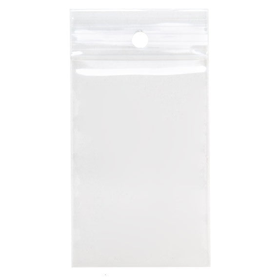 Zippåsar med häng hål 5x7,5cm Kristallklart PP 75 mikron (100 st) [Z3R23]