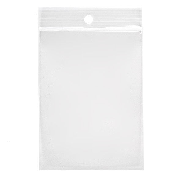 Zippåsar med häng hål 7x9,5cm Kristallklart PP 75 mikron (100 st) [Z3R23XL]