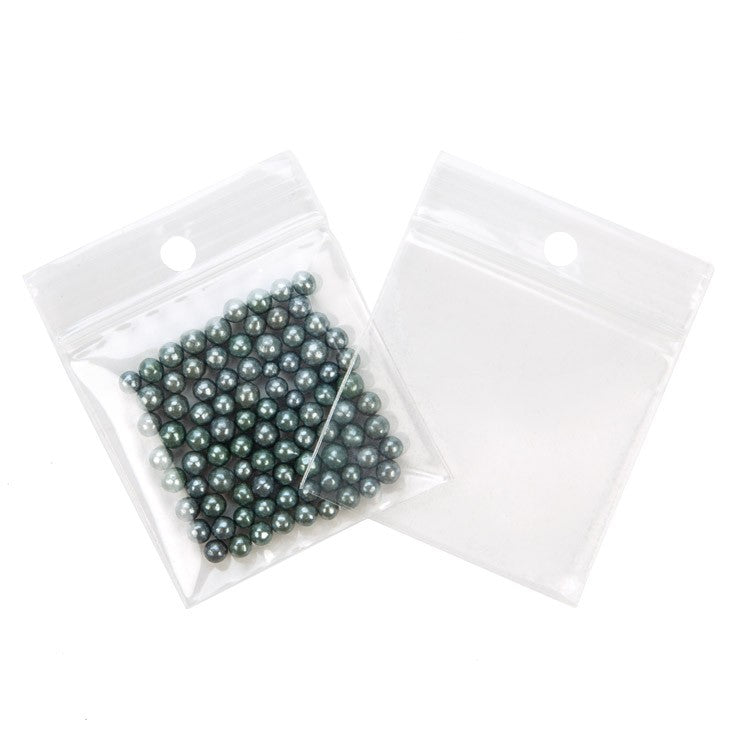 Zippåsar med häng hål 5x5cm Kristallklart PP 100 mikron (100 st) [Z4R22]