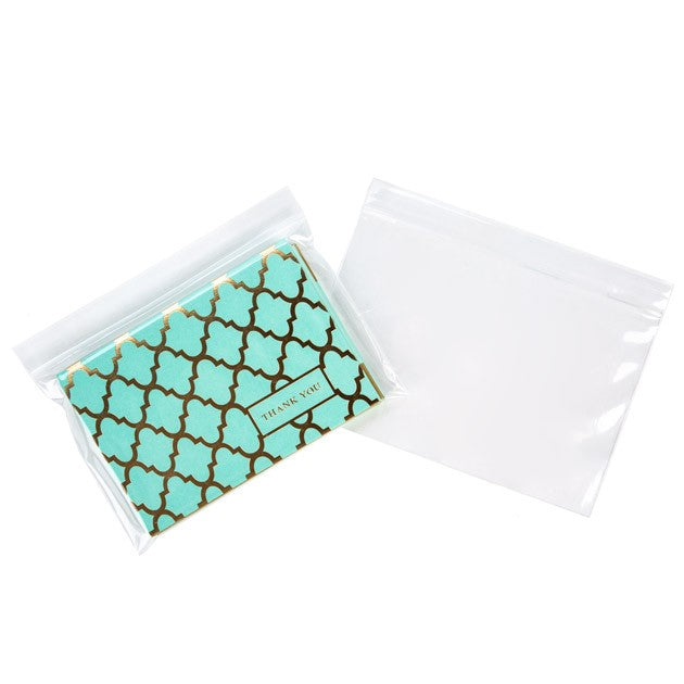 Blixtlåspåsar 15x10cm Kristallklart PP 50 mikron (100 st) [ZC64]