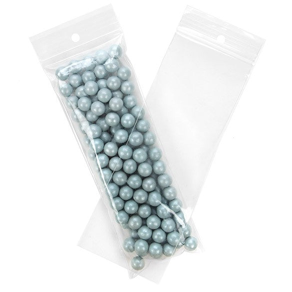 Blixtlåspåsar med häng hål 6,5x18cm Kristallklart PP 50 mikron (100 st) [ZR2H7]