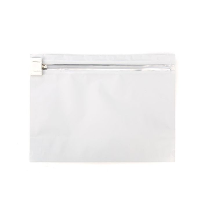 Plastic Bags Matt White 30.5x10.2x22.9cm with Child-proof Closure