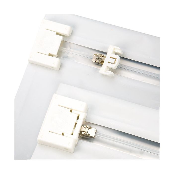 Plastpåsar Vit 20,3x6,2x15,2cm Förslutbar barnsäker stängning (10 st) [CRZ68W]